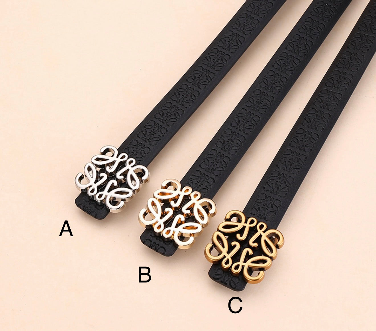 Abstract Logo Belt