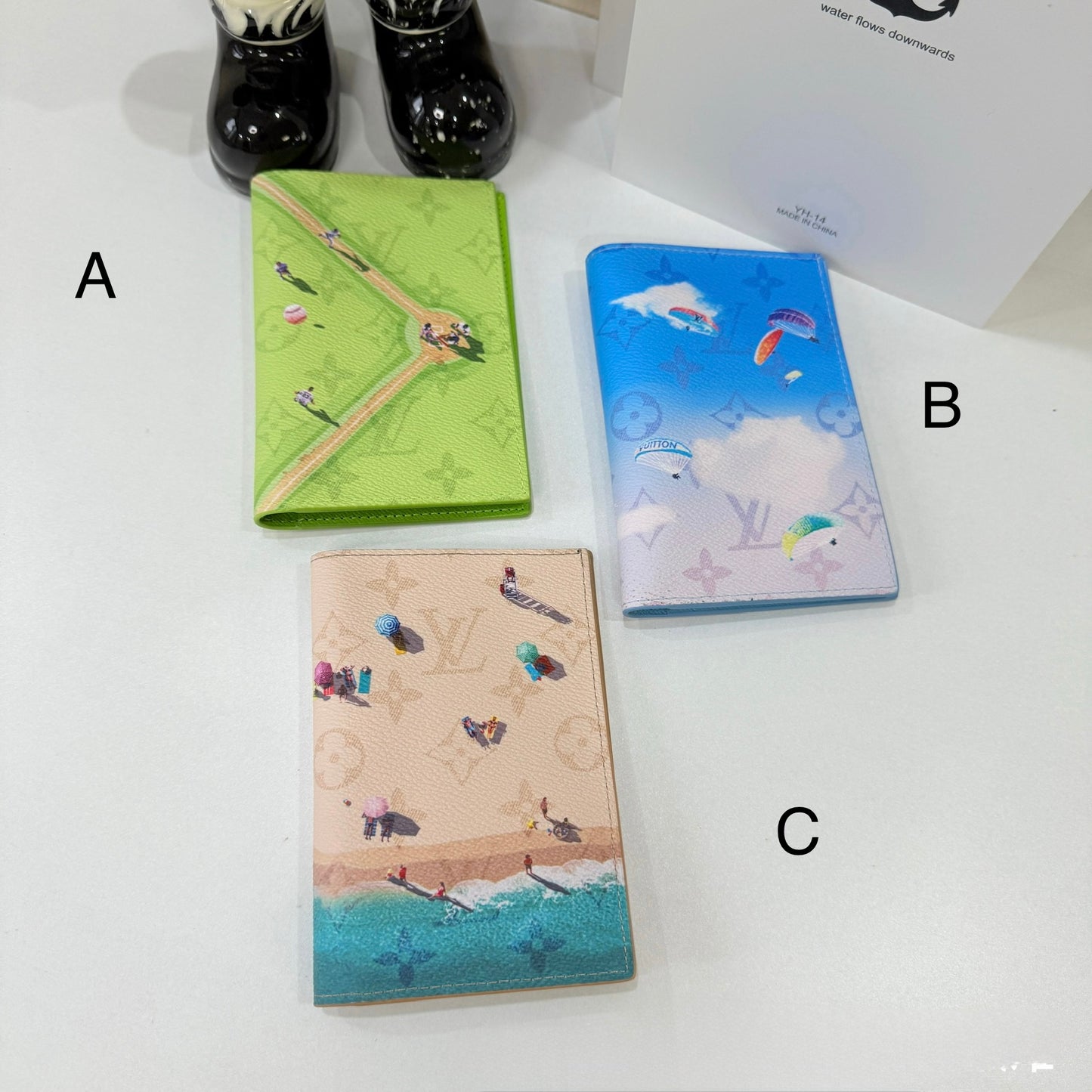 Aerial Illustration Passport Holder