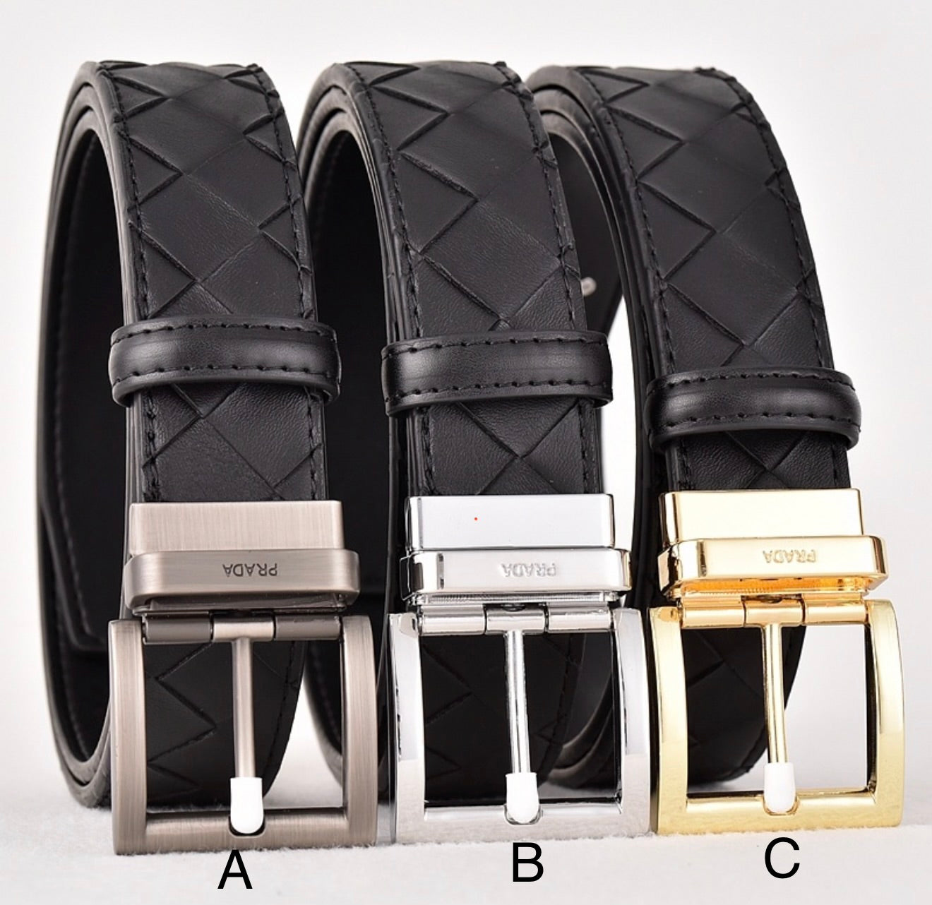 Quilted Diamond Belt
