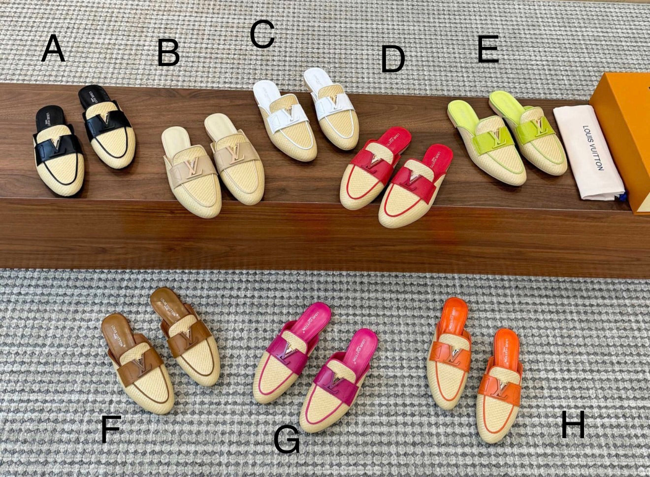 Colorful Slip on Flat Shoe