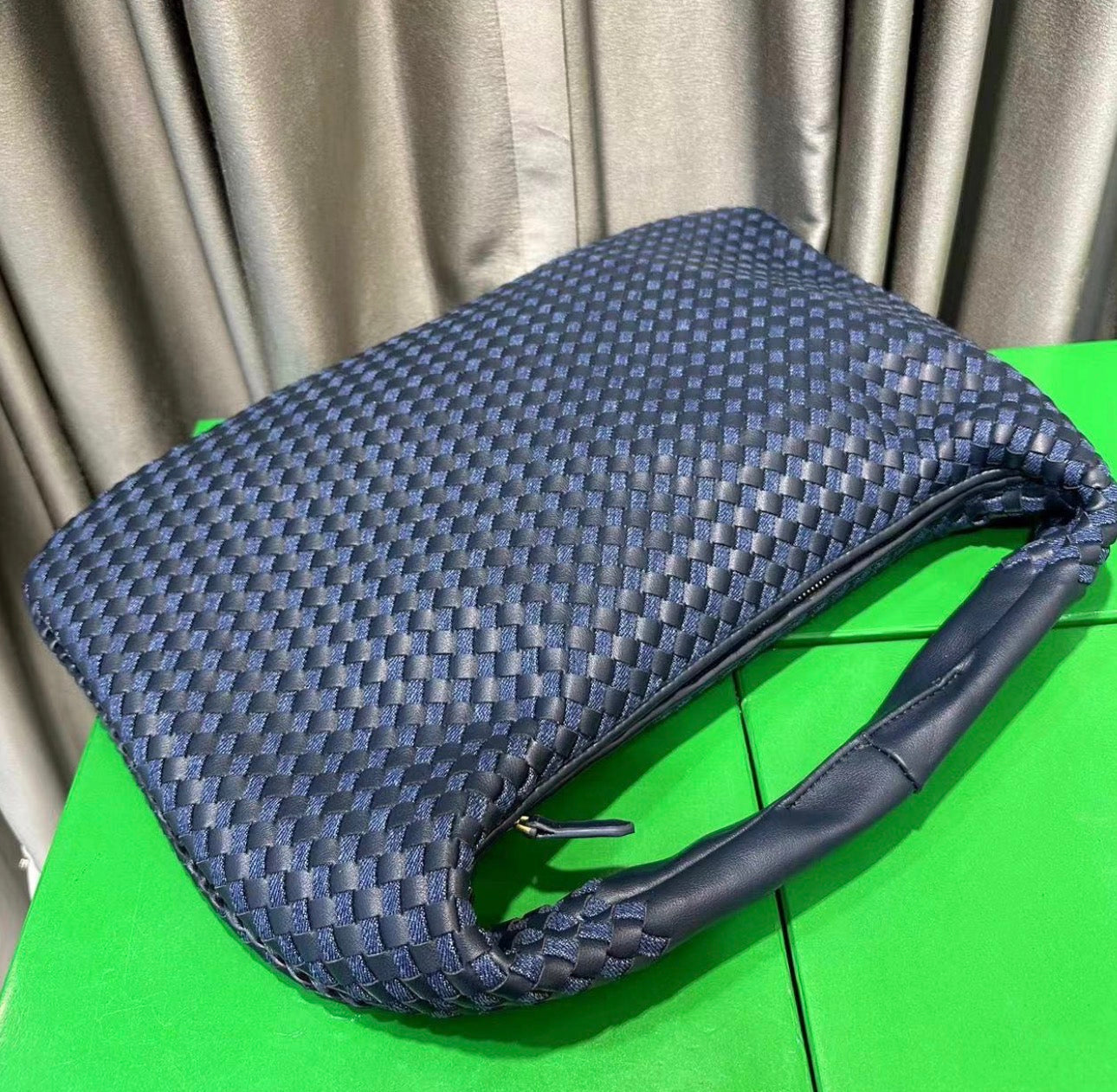 Large Slouchy Woven Shoulder Bag