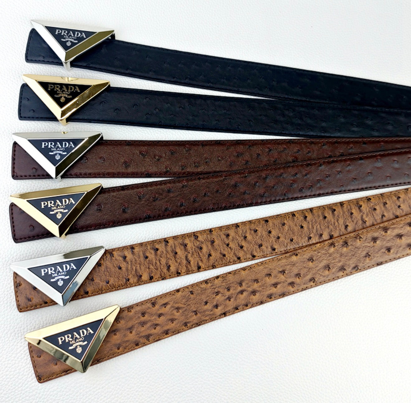 Geometric Buckle Belt