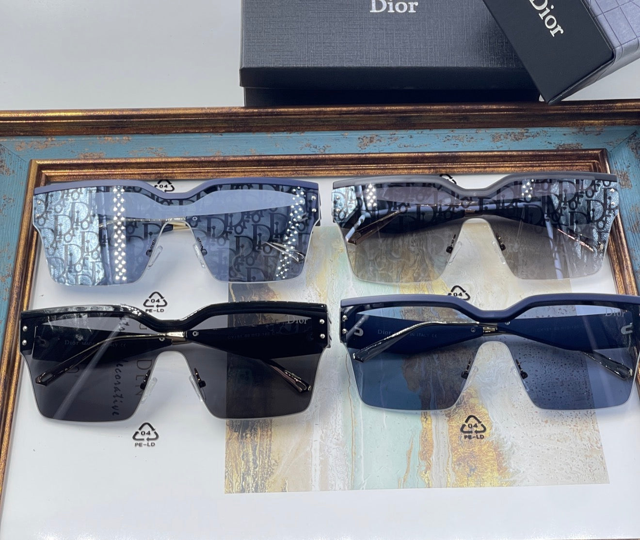 Oversized Mask Shield Sunglasses