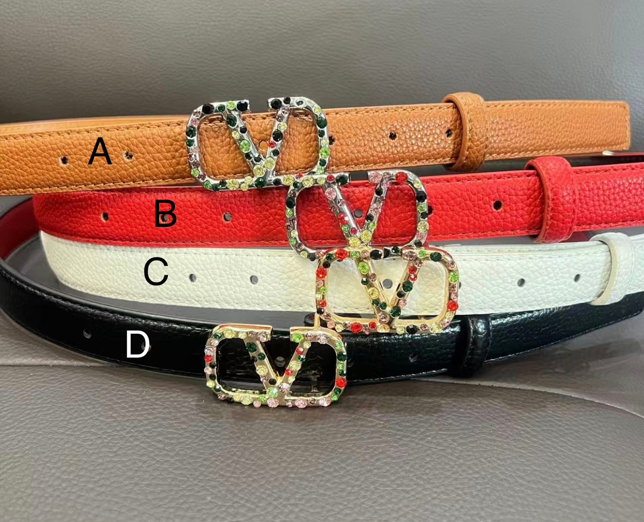 Bejeweled Thin Belt