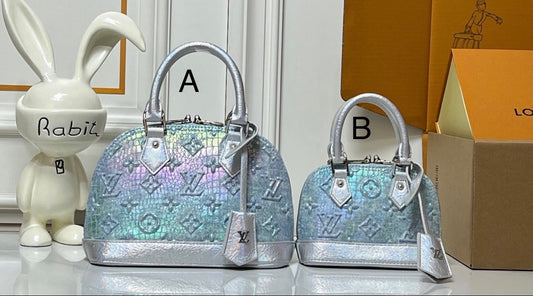 Iridescent Structured Satchel