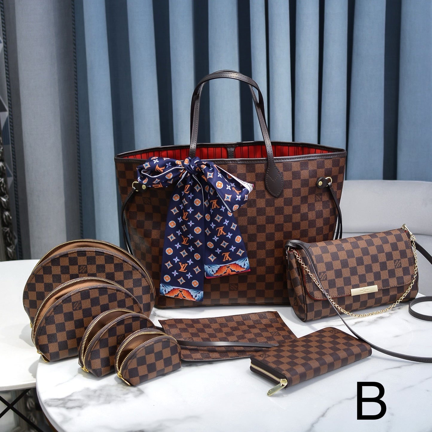 Classic Designer Tote Bag Set