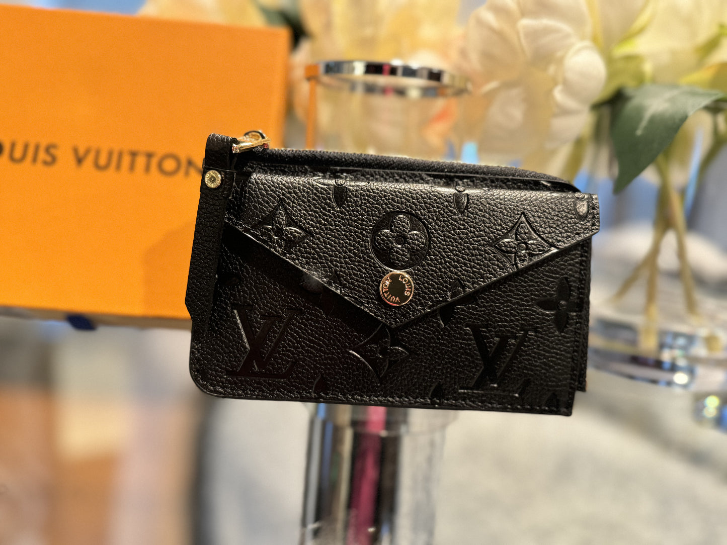 Snap Zip Card Holder w/Keychain