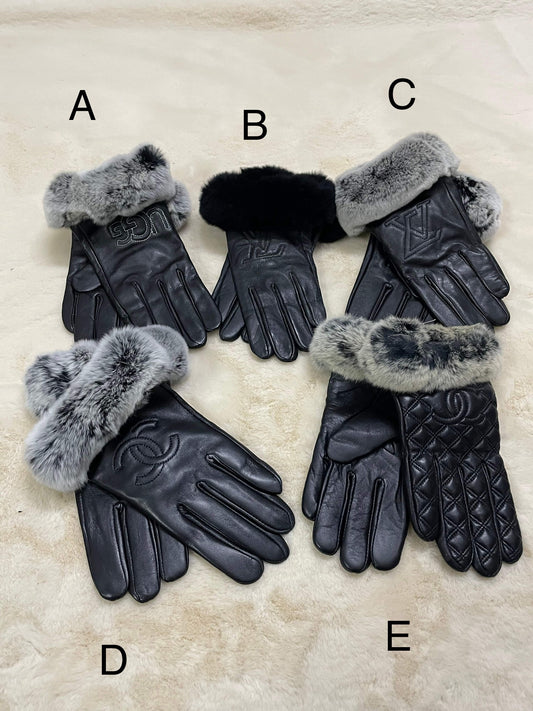 Furry Designer Gloves