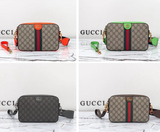 Designer Crossbody/Belt Bag w/ Zipper Closure