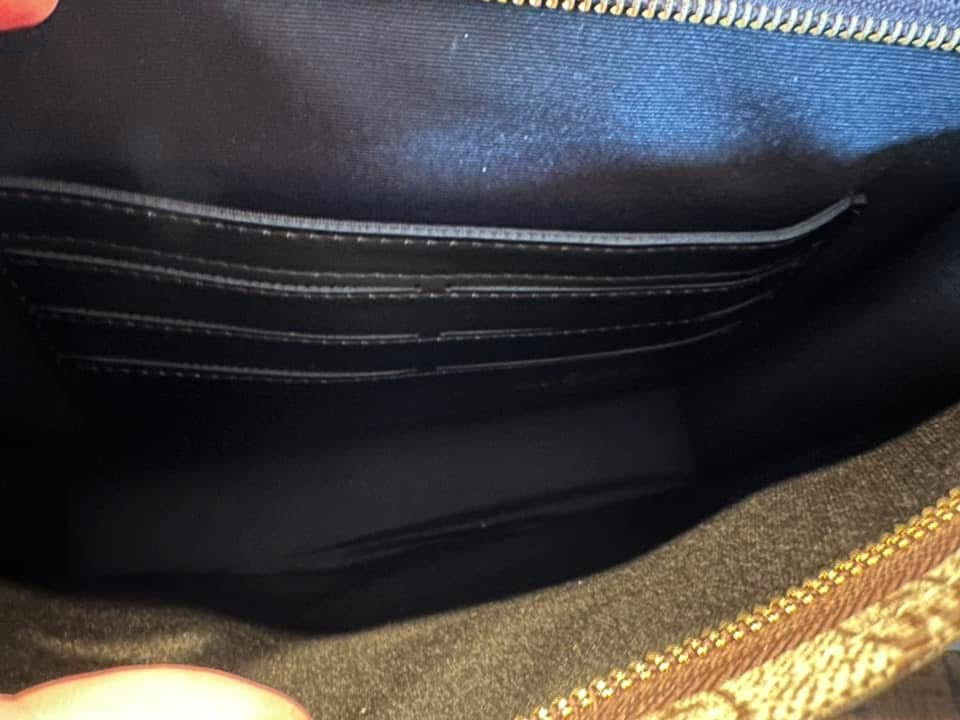 Designer G G Brown Clutch