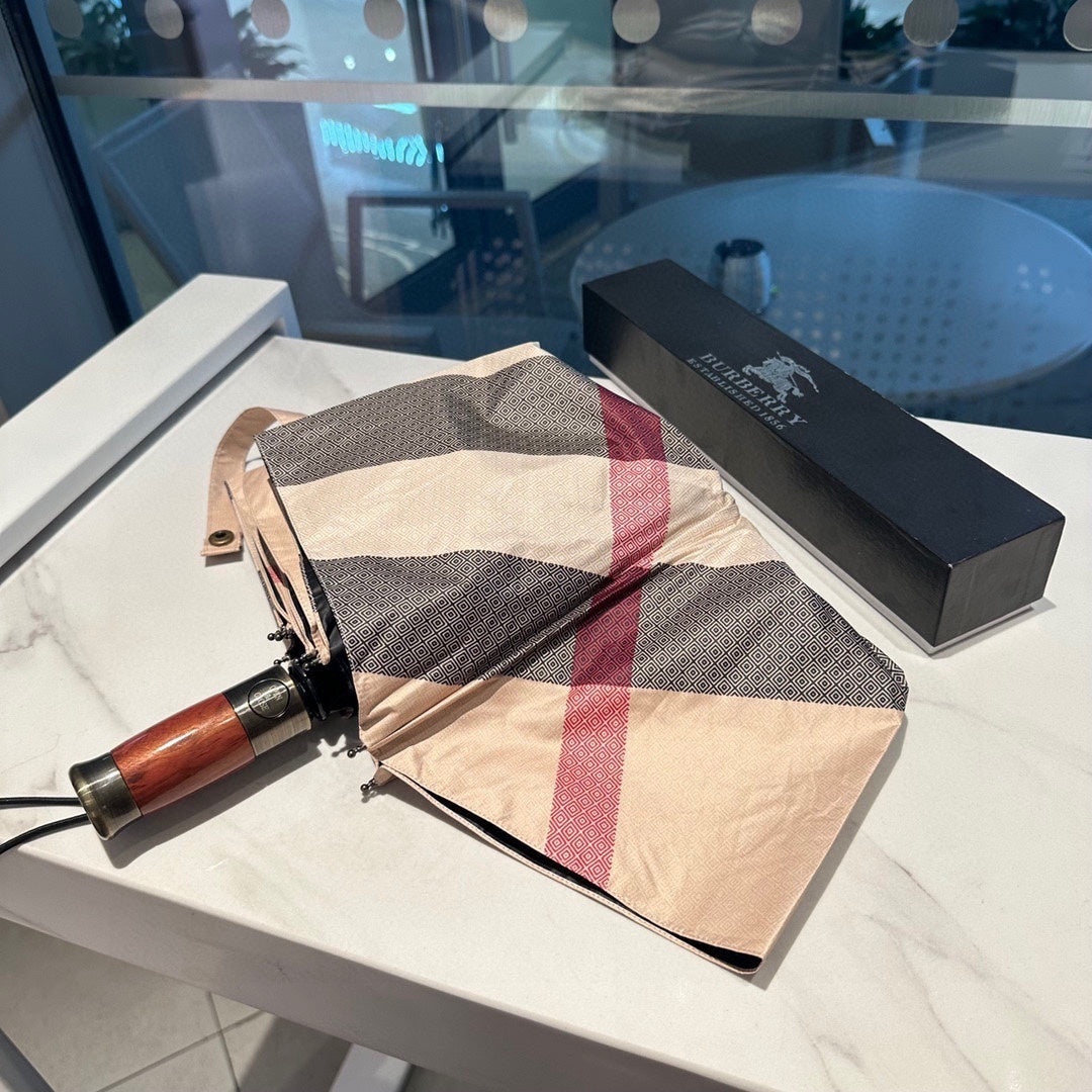 Plaid Designer Umbrella