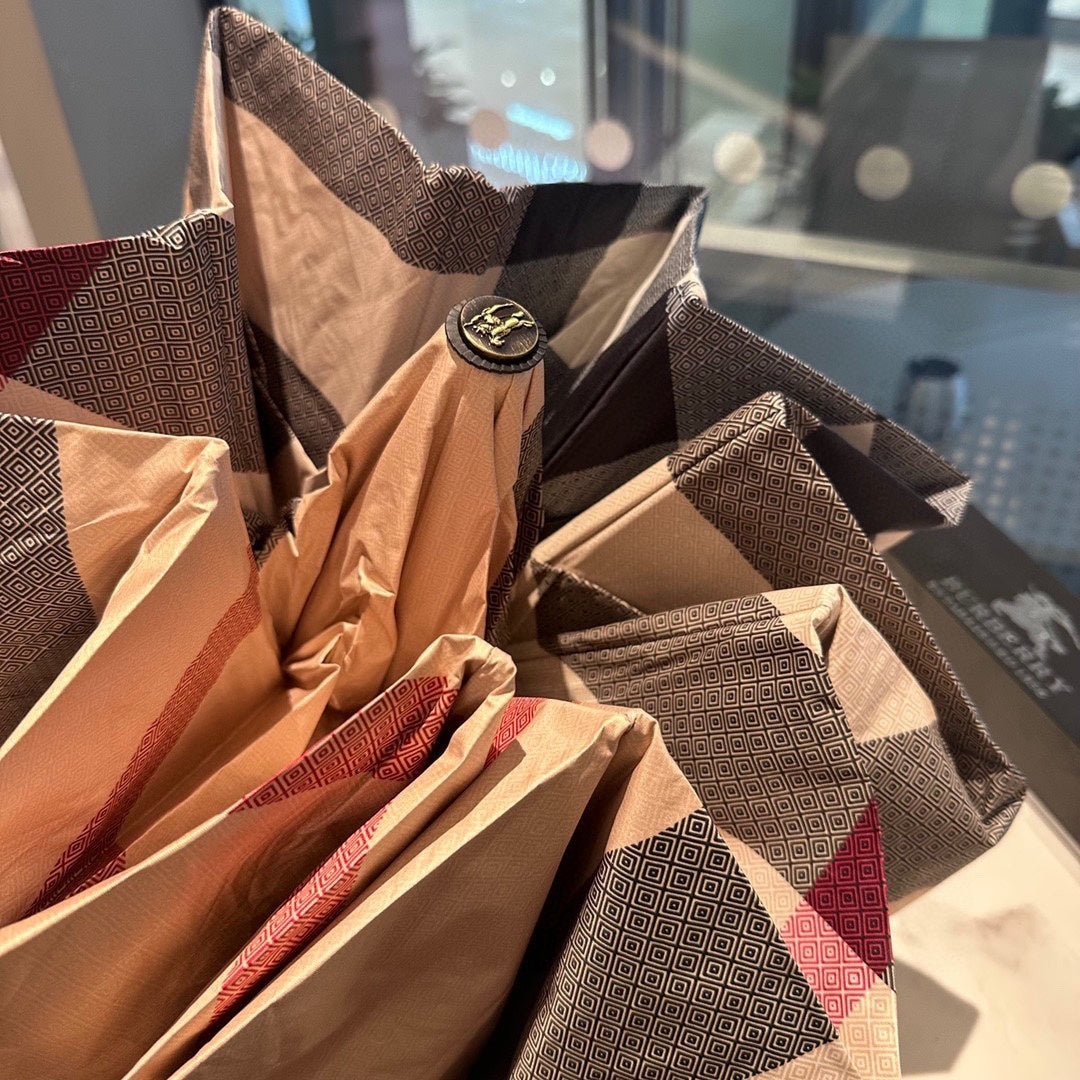 Plaid Designer Umbrella