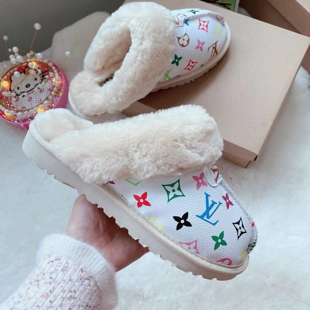 Adult Fur Lined Slippers