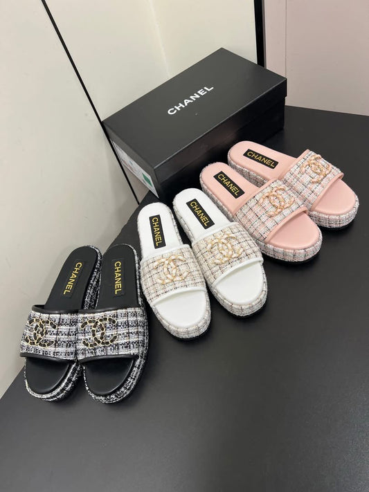 Designer Woven Slides
