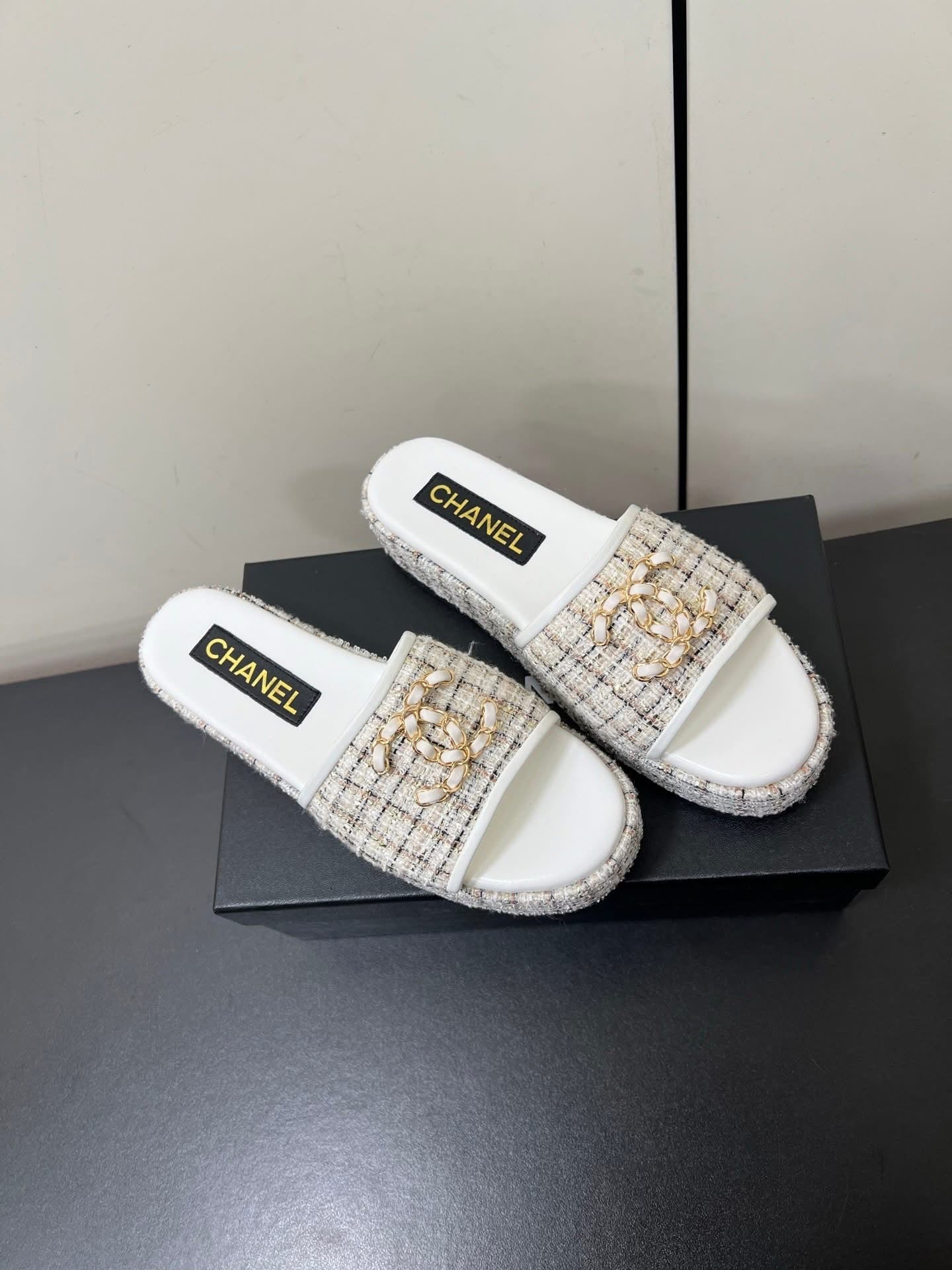 Designer Woven Slides