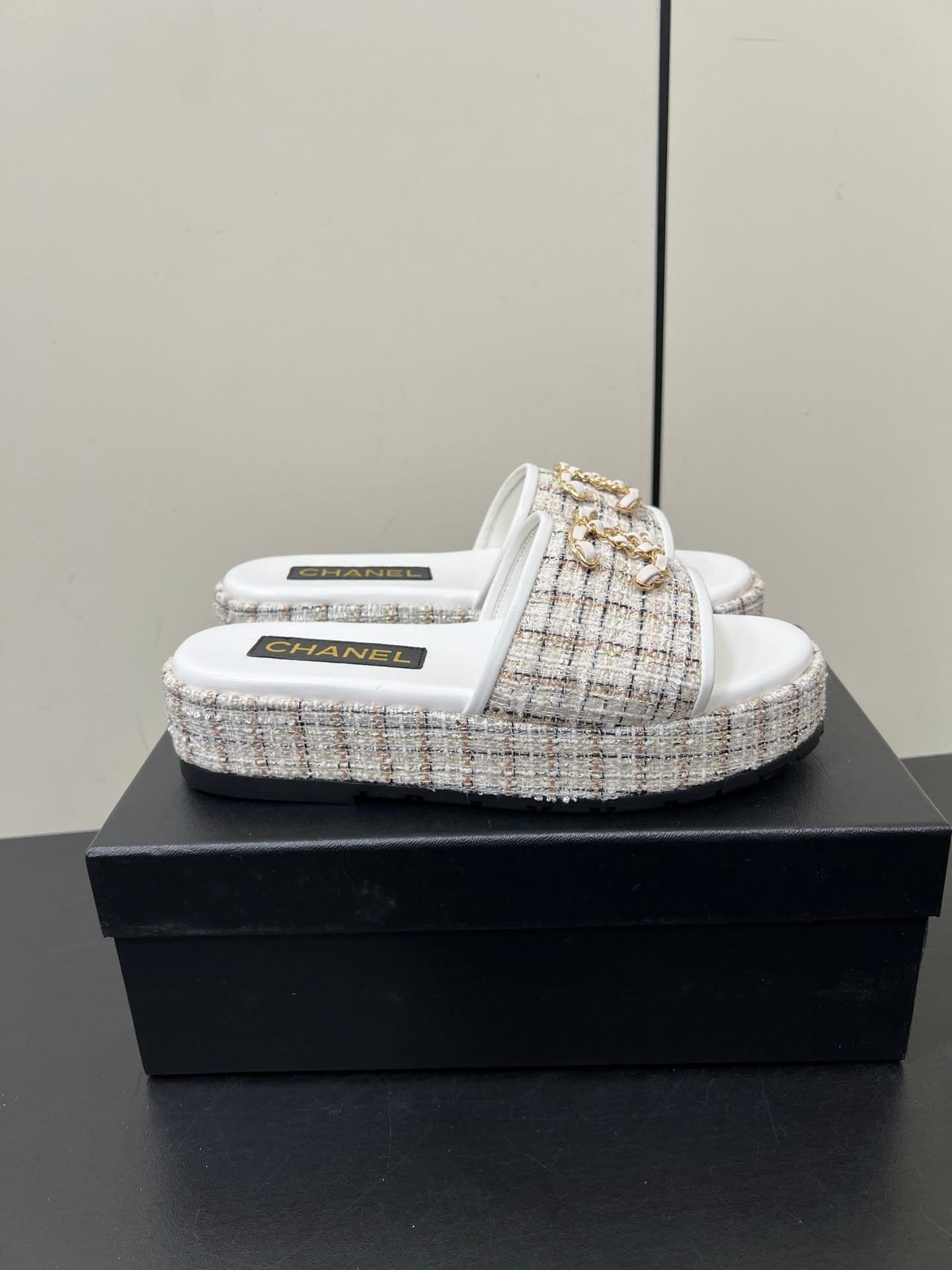 Designer Woven Slides