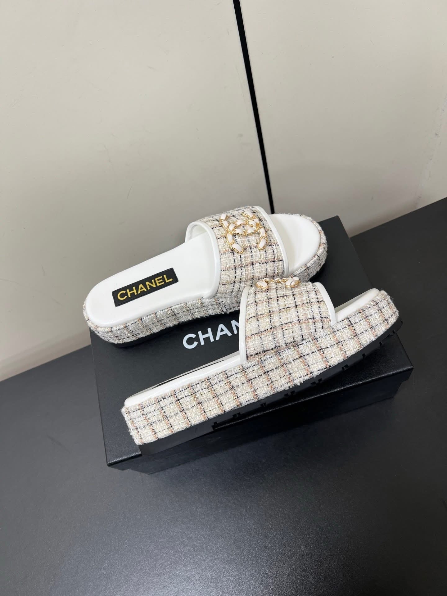 Designer Woven Slides
