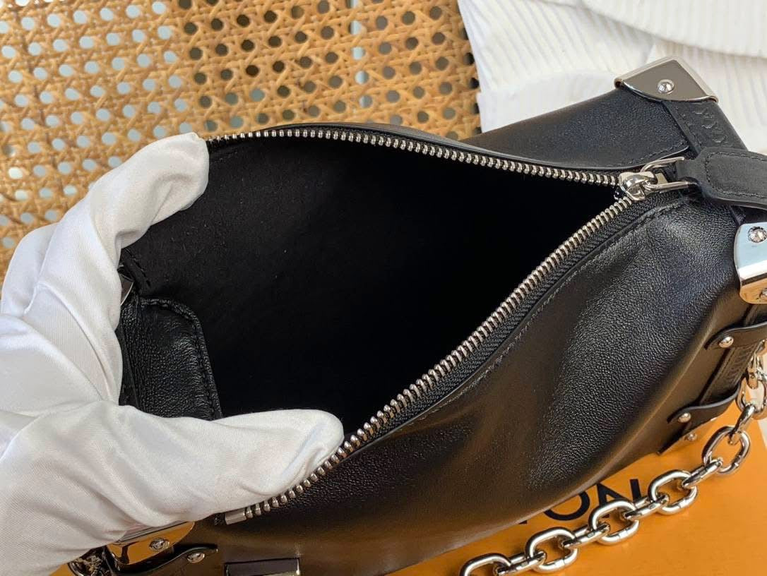 Designer Crossbody Trunk Bag