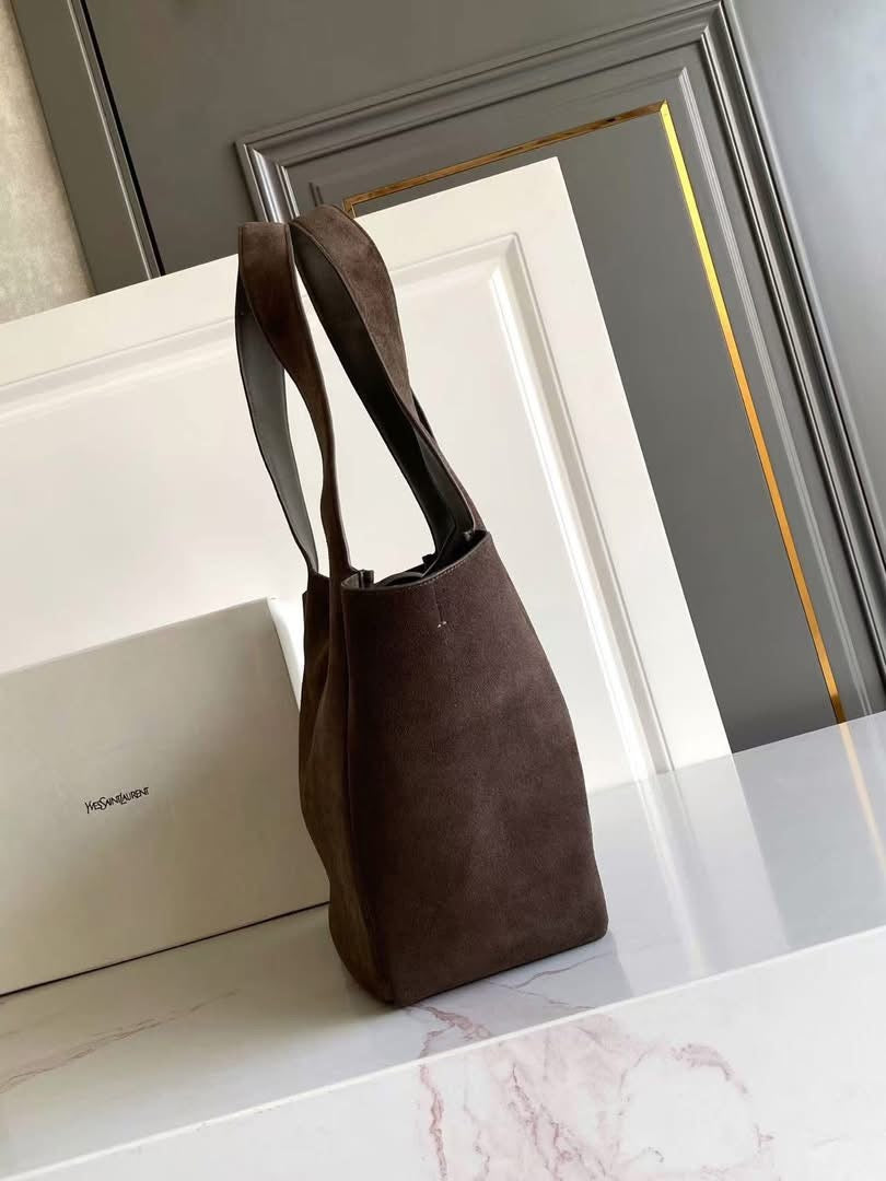 Suede Brown Designer Tote