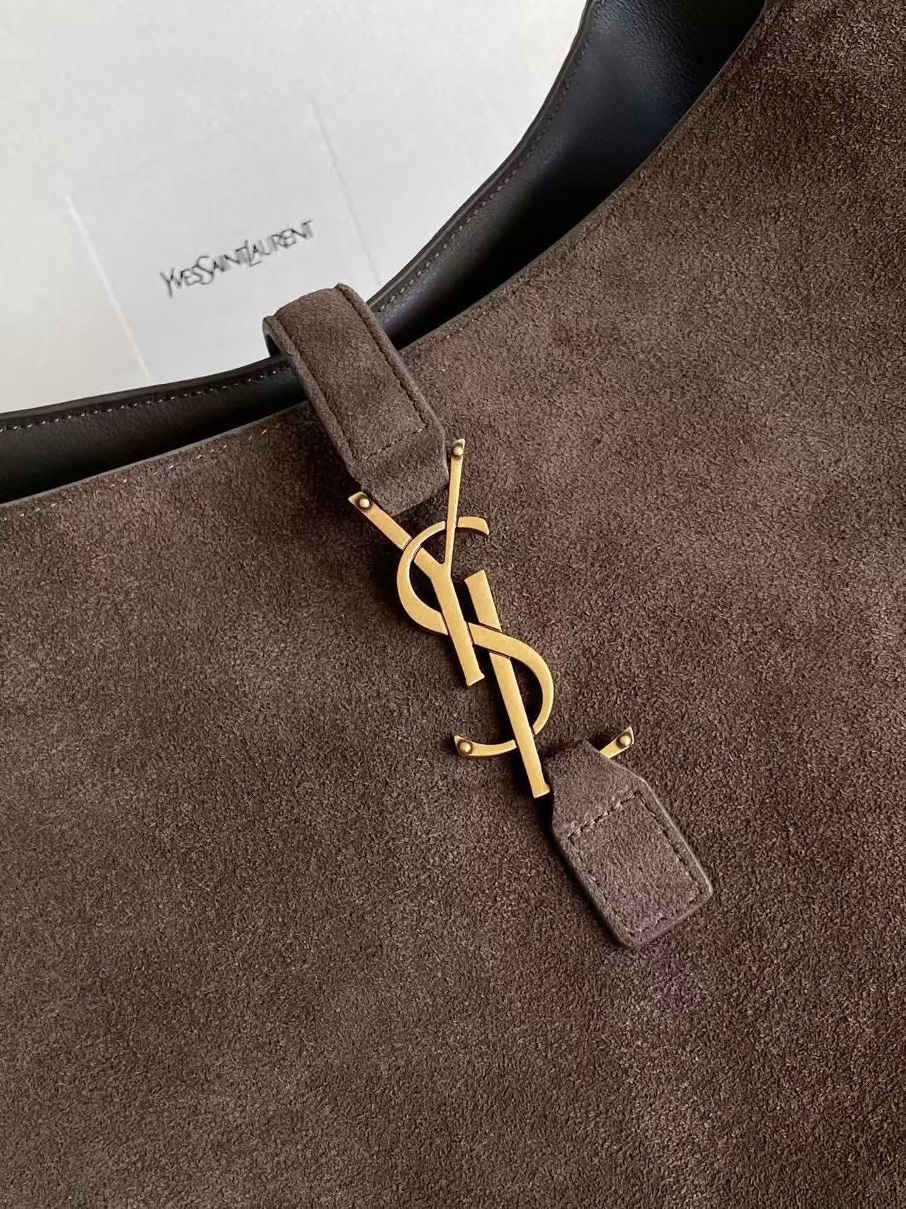 Suede Brown Designer Tote