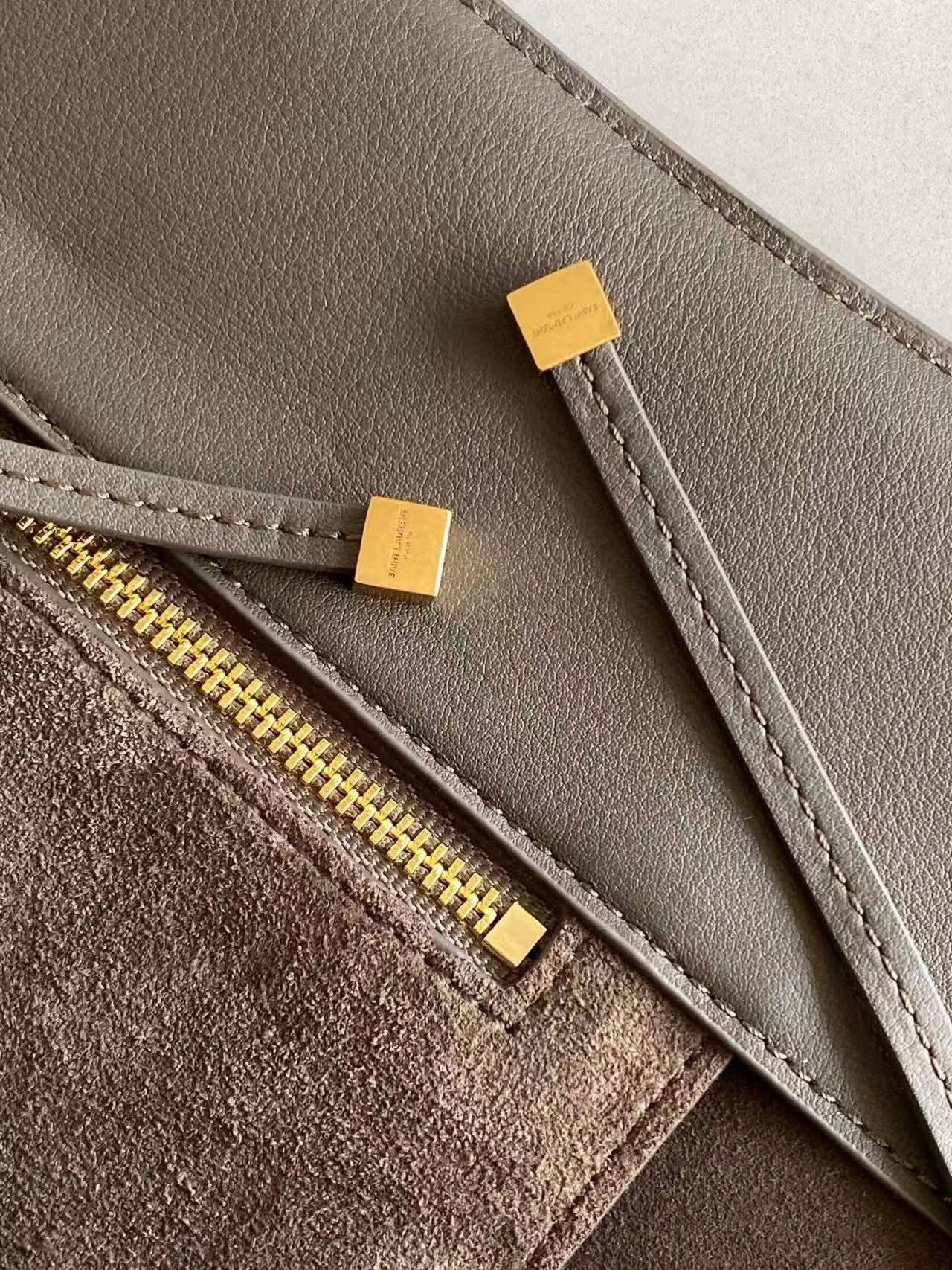 Suede Brown Designer Tote