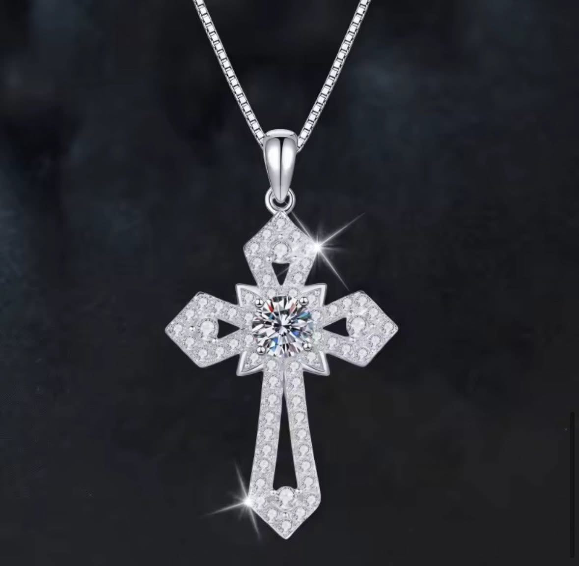 Intricate Bling Cross