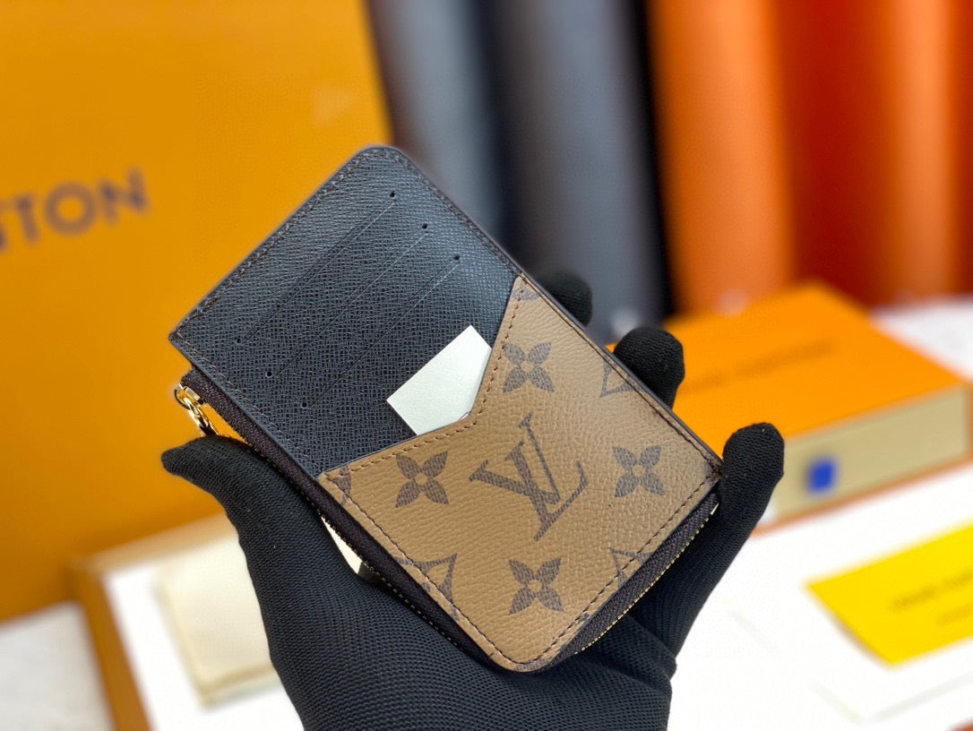 Snap Zip Card Holder w/Keychain