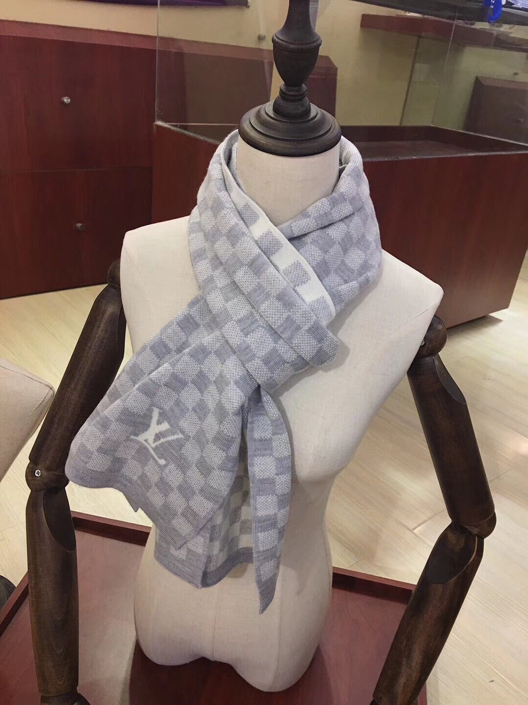 Men’s Designer Checkered Scarf