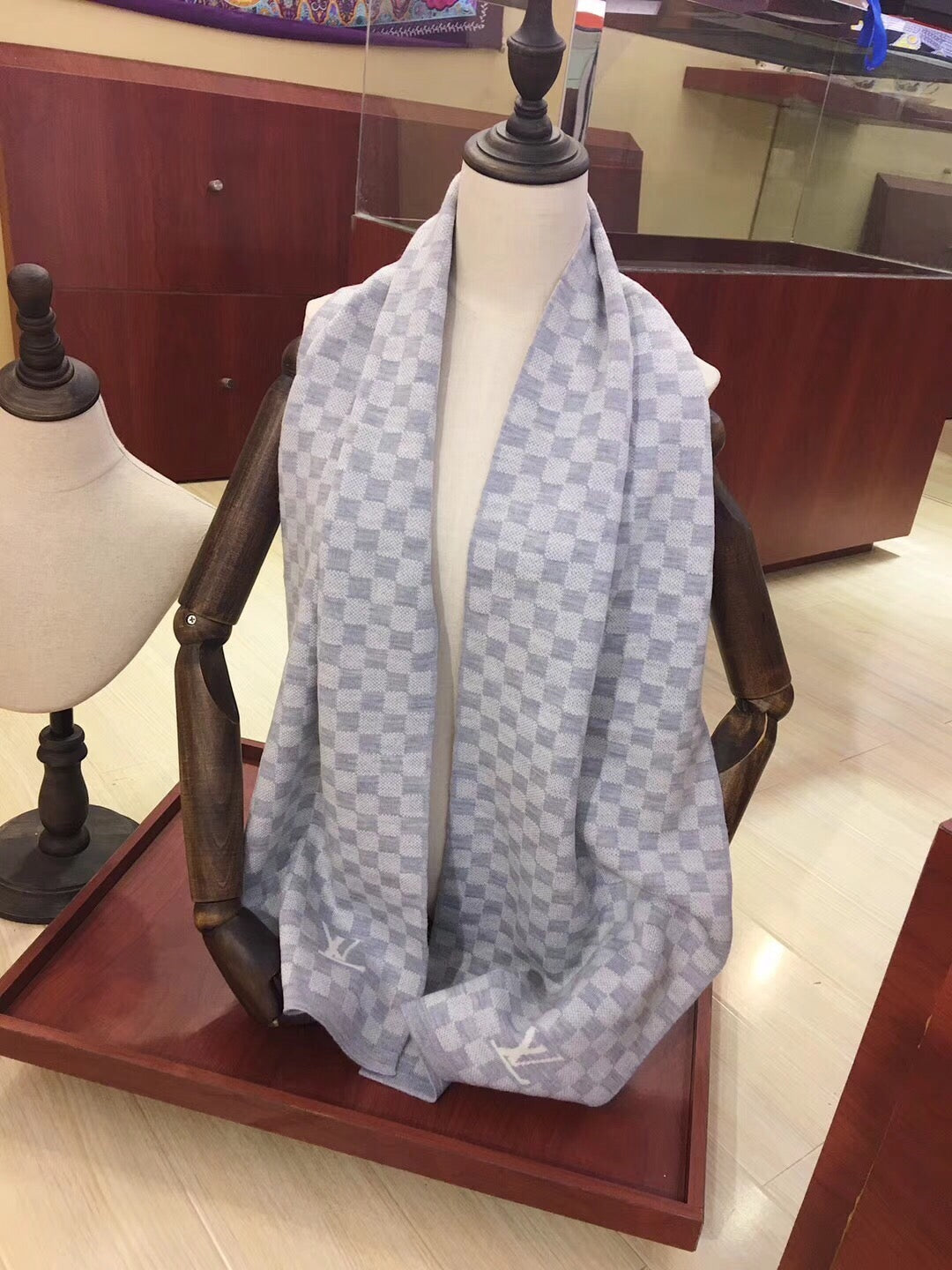 Men’s Designer Checkered Scarf