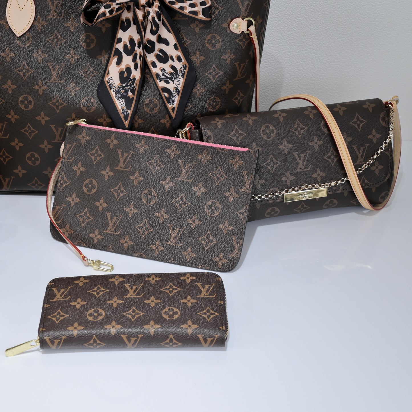 Classic Designer Tote Bag Set